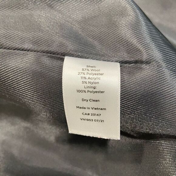 TALBOTS Brushed Wool Blend Coat (oversized Sz M) - Picture 9 of 13